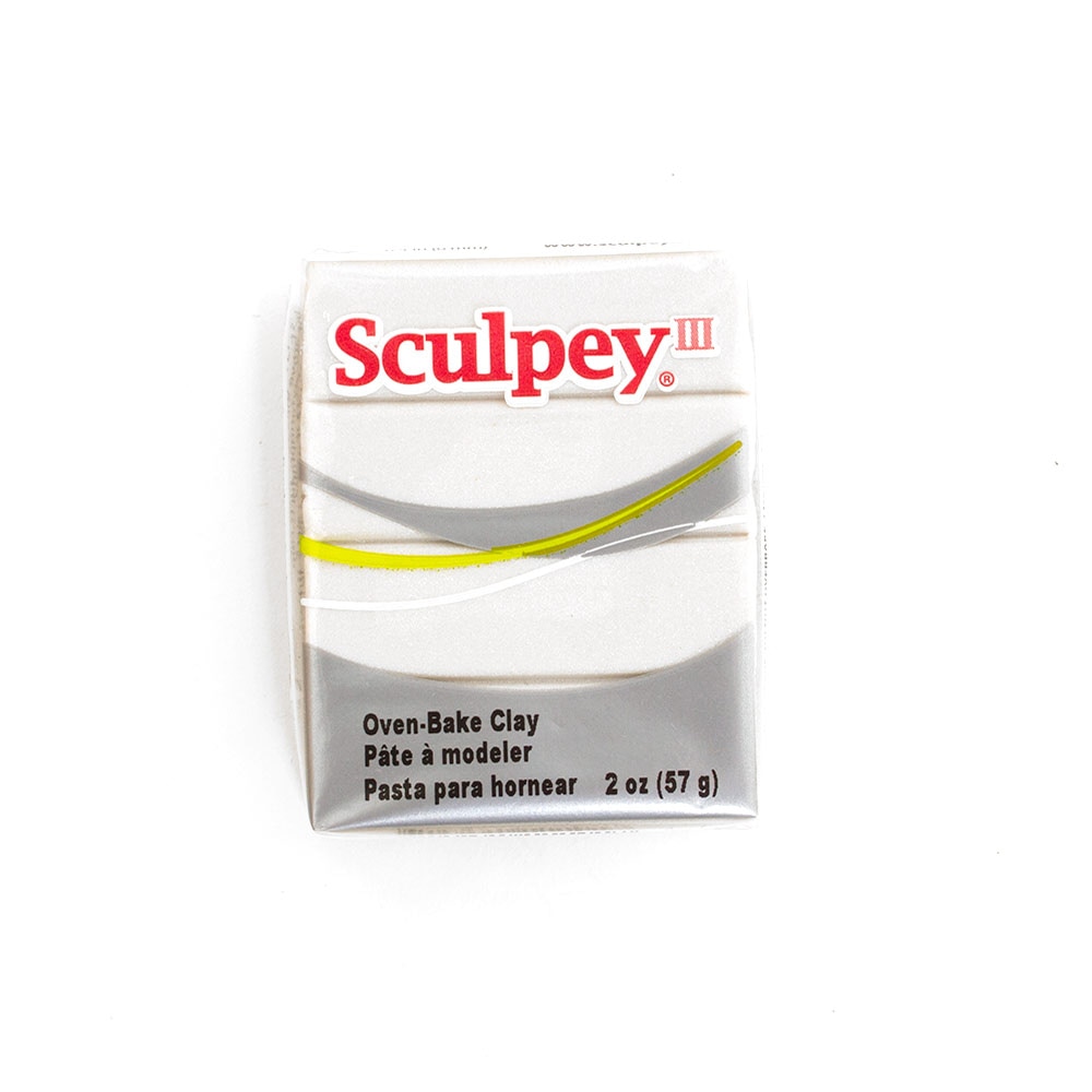 Polyform, Sculpey III, Oven Bake, Clay, 2oz, Pearl